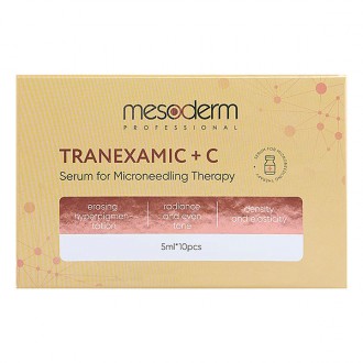  Сыворотка MESODERM Tranexamic + Vitamin C сияние для фракционной мезотерапии 5мл*10шт