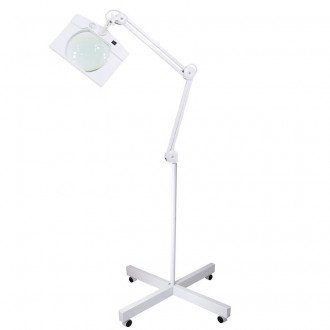 Бестеневая лампа-лупа с РУ на штативе Med-Mos 9002LED-FS (9002LED-D-Ш4) 