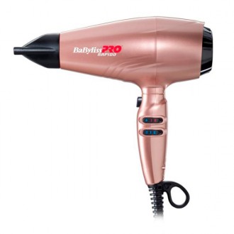 Фен BaByliss 2200W ULTRALIGHT RAPIDO розовое золото