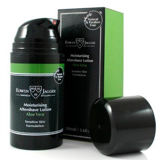 EDWIN JAGGER Moisturising Aftershave lotion Aloe Vera Лосьон после бритья 