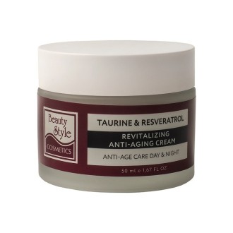 Крем возрождающий Anti Age plus 24 часа «Taurine & Resveratrol» 50 мл Beauty Style