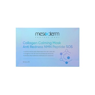 Коллагеновая маска успокаивающая «Anti Redness NMN Peptide SOS», MESODERM, 10 шт.
