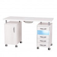 Двухтумбовый маникюрный стол PT 