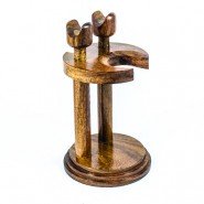 Деревянная стойка для бритья SS-12492 