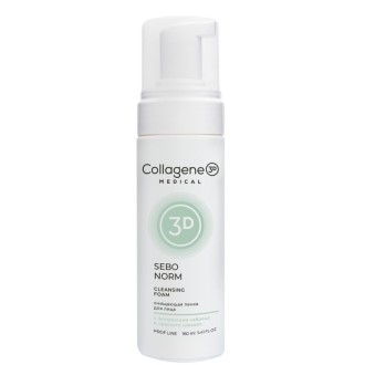 Очищающая пенка для жирной кожи SEBO NORM, Collagene 3D Medical