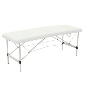 Складной массажный стол на алюминиевой основе JFAL01-F (с регулировкой высоты)