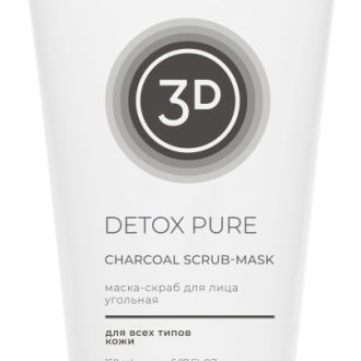 Маска-скраб угольная DETOX PURE, Collagene 3D Medical