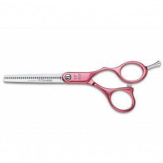 Ножницы  филировочные 3 Claveles  Duraluminium Pink ES 12692